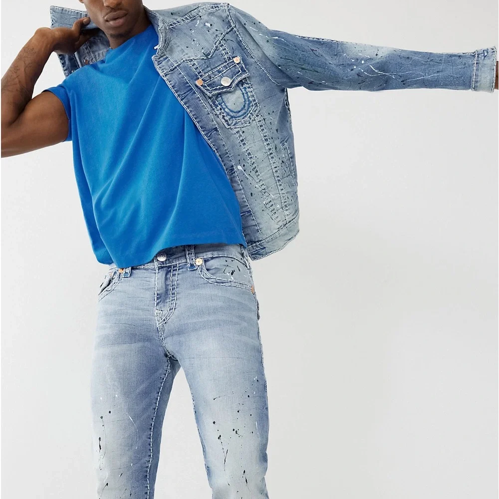 TRUE RELIGION JIMMY VINTAGE SUPER T DENIM JACKET - Picture 4 of 4